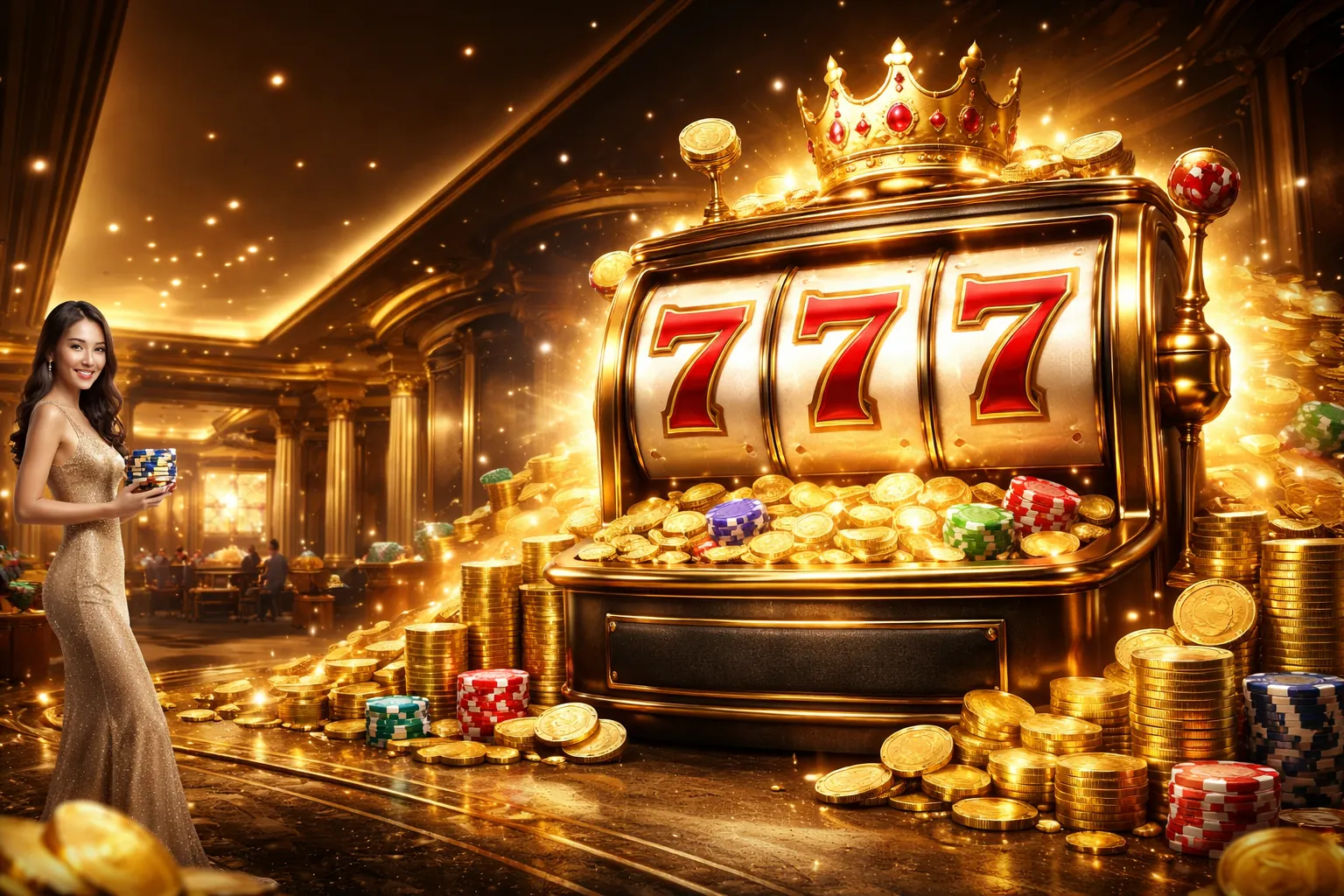 Sảnh casino trực tuyến Jun88bet với dealer chuyên nghiệp